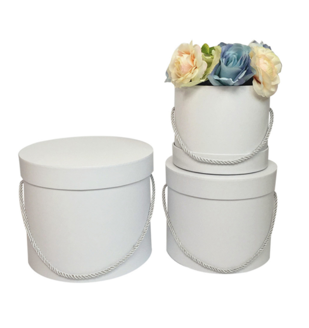 Round Box With Hanger Set Of 3